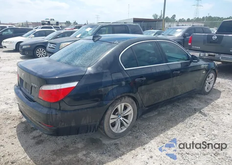 2010 BMW 528I из США, поврежденный, VIN WBANU5C55AC364135